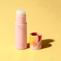 Biodégradable personnalisé imprimé Kraft carton baume à lèvres papier d'emballage Tubes conteneurs résistant à l'huile rouge à lèvres TubePackaging