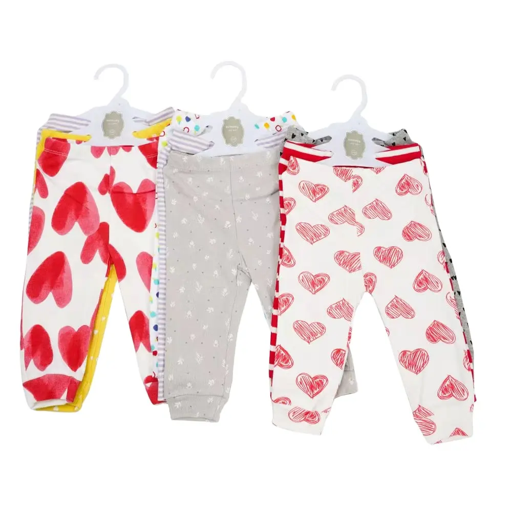 Factory Directe Verkoop 3Pcs In 1 Zak Nieuwe Mode Katoenen Baby Broek Lange Baby Broek