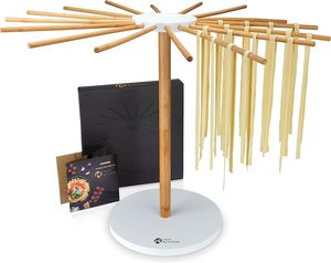 Support de séchage de pâtes en bambou de qualité supérieure pliable Youlike pour nouilles de pâtes fraîches faites maison - Product Image 2