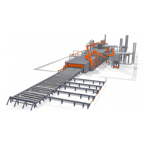 Thép tấm công nghiệp bắn nổ dây chuyền sản xuất tiền xử lý cho xỉ và loại bỏ rỉ sét bắn nổ - Product Image 2
