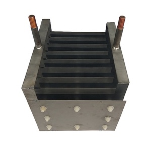 Plaque d'anode en titane Gr1 MMO pour ioniseur de <span class=keywords><strong>piscine</strong></span>, électrode en titane revêtue de ruthénium iridium pour traitement électrolytique de l'eau sur mesure - Product Image 4
