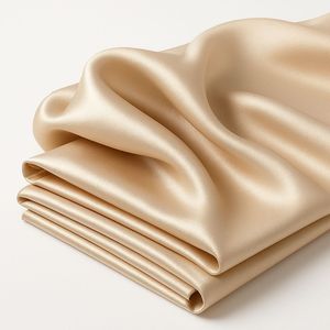 Tissu en Soie de Mûrier de Luxe 16-19 Momme, Couleur Unie, 100% Pure Soie au Mètre pour Robe, Pyjama, Projets DIY, Housse de Coussin - Product Image 1