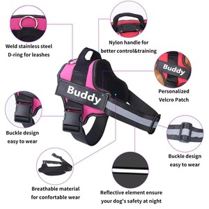 Pettorina Riflettente per Cani con Patch Personalizzata, Antiscivolo, Senza Trazione, con Servizio di Patch ID Personalizzato per Cani da Servizio - Product Image 3