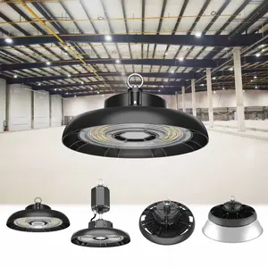 Lampu LED Teluk tinggi gudang performa tinggi IP65 pabrik lampu UFO Teluk tinggi pencahayaan gym industri 100W 150W 200W