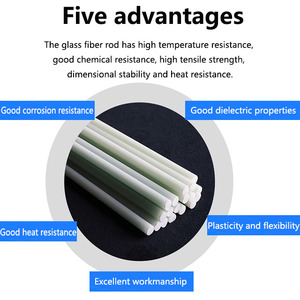 Varillas de Fibra de Vidrio Resistentes a los Rayos UV para Invernadero, Postes de Fibra de Vidrio de Alta Resistencia con Servicio de Corte - Product Image 2