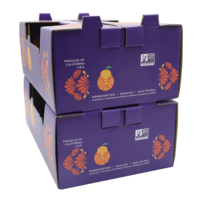 Meilleures ventes - Boîte en carton ondulé personnalisée avec impression de logo - Boîte d'emballage pour fruits