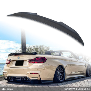For 4 Series F33 Convertible&M4 F83 PSM Style Carbon Fiber <b>Rear</b> <b>Spoiler</b> Trunk Wing 2013-2020 - Product Image 1