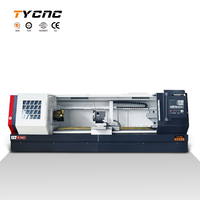 Torno CNC de Alto Rendimiento CK6180, Máquina de Torno CNC con Orificio para Husillo de 105/130 mm, Torno de Metal CNC