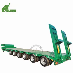 Super Sale: Factory Price 6 Axles Transporter Truck Low Bed 120 Tons Low Bed Trailer