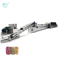 Machine automatique commerciale de fabrication de nouilles ramen fraîches à 5 rouleaux pour la production de nouilles fraîches et de nouilles râpées, à vendre