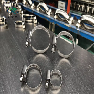 Venta al por mayor Abrazadera de manguera de acero inoxidable Abrazadera de manguera ajustable - Product Image 4