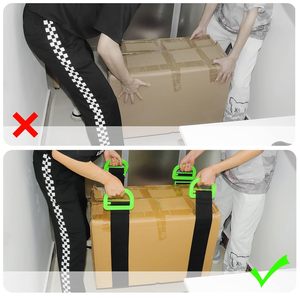 OdenPeak Two-Person Reusable Adjustable Retractable <strong>Moving</strong> Belt <strong>Straps</strong> Handles Durable Heavy Object Carrying - Product Image 6