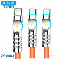 Produits très demandés 2026 – Câble de charge rapide 3-en-1 en nylon et silicone liquide, micro USB, Type C, super multi-charge rapide