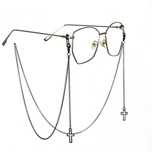 <span class=keywords><strong>Cadena</strong></span> <span class=keywords><strong>para</strong></span> Gafas con Colgante de Cruz Metálica, Hecha en Fábrica, <span class=keywords><strong>para</strong></span> <span class=keywords><strong>Lentes</strong></span> de Sol y Gafas Graduadas - Product Image 1
