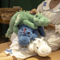 Jouets en peluche dragon personnalisés Oreiller dragon en peluche avec rembourrage en coton PP Jouet en peluche lesté