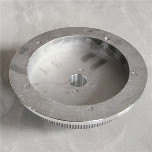 Aluminum Alloy Machined Part With Central Hole And Gear Edge For Mechanical Applications 001 - Product Image 2