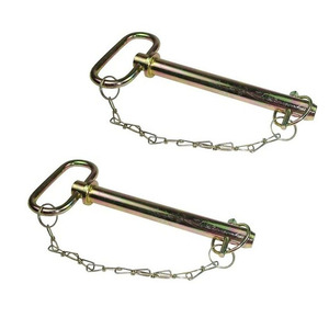 <span class=keywords><strong>Goupille</strong></span> d'attelage en zinc plaqué OEM d'usine avec chaîne <span class=keywords><strong>de</strong></span> sécurité pour tracteur, remorque et équipement agricole - Product Image 5