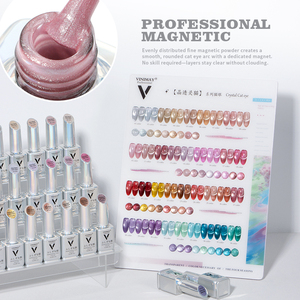 Vinimay New Crystal Cat Eye Gel Set 36 Colors Factory OEM Private Label Diamond Cat Eye Gel <strong>Polish</strong> <strong>Kit</strong> with Color Chart/Set Box - Product Image 4
