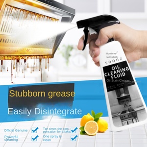 Limpiador Líquido para Campanas Extractoras y Cocinas, Desengrasante Potente, Eliminador <span class=keywords><strong>de</strong></span> <span class=keywords><strong>Grasa</strong></span> y Humo, Quitamanchas <span class=keywords><strong>de</strong></span> Aceite Pesado, en Botella con Pulverizador - Product Image 3