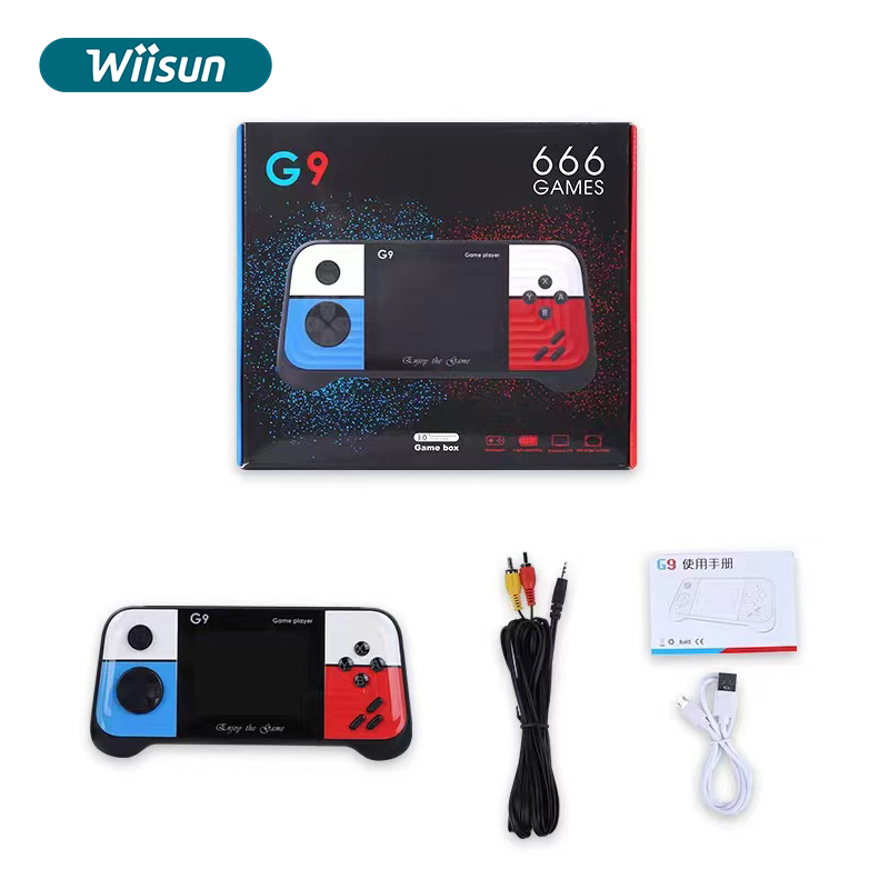 S G9 Handheld Game Console - 520 Nostalgic 8 Bit Games