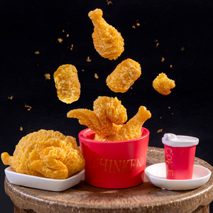 โมเดลเรซิ่นรูปไก่ทอดจิ๋ว ของตกแต่งโต๊ะทำงาน อุปกรณ์ DIY - Product Image 1