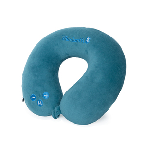 Bewalker U-vormig Muziek Bluetooth Nekkussen van Traagschuim Reiskussen met Aangepast Logo en Gebreid <span class=keywords><strong>Design</strong></span> voor in het Vliegtuig - Product Image 2