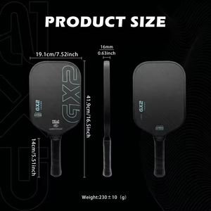 Paleta <span class=keywords><strong>de</strong></span> Pickleball Gearbox Gx2 Power, Aprobada por la USAPA, Fibra <span class=keywords><strong>de</strong></span> Carbono 3K, Logotipo Personalizado, Portátil, para Entrenamiento, Yiheng - Product Image 3