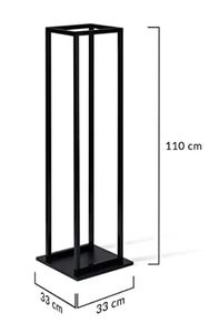 Porta Legna a Torre <span class=keywords><strong>per</strong></span> Caminetto, Supporto <span class=keywords><strong>per</strong></span> Legna da Interno ed Esterno, Rastrelliera Robusta <span class=keywords><strong>per</strong></span> Legna da Ardere - Product Image 2