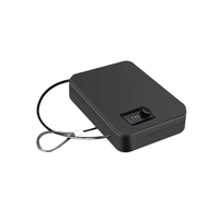 Mini coffre-fort pour arme de poing, serrure à combinaison à 3 chiffres, clé mécanique, acier, petit, portable, accès rapide, maison, voiture, vente en gros, directement de l'usine