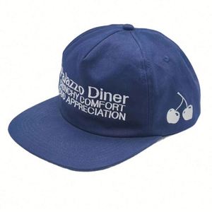 Wholesale Custom 5 Panel <b>Men</b> Women Embroidery Logo <b>Flat</b> Brim Snapback <b>Cap</b>,Unstructured Nylon Rope Hat - Product Image 1