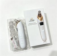 Extracteur de points noirs électrique OEM/ODM en ABS, aspirateur nettoyant les pores, extracteur d'acné, appareil de beauté étanche (normes US) pour peaux sèches, grasses et neutres