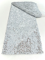 Paillettes polygonales paillettes tissu perlé différentes tailles paillettes broderie tissu maille dentelle fête Banquet robe de mariée Couture