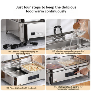 Olla Eléctrica <span class=keywords><strong>para</strong></span> Calentar Alimentos OULU de Alta Calidad, 9L, Acero Inoxidable, Calentador de Alimentos de Lujo, Control Inteligente, Apagado Automático, Pantalla Digital - Product Image 6