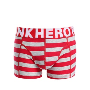 Extérieur toeya — Boxer en coton à rayures larges pour homme, sous-vêtements rose, sur mesure, boite de nuit, tendance, vente en gros - Product Image 1