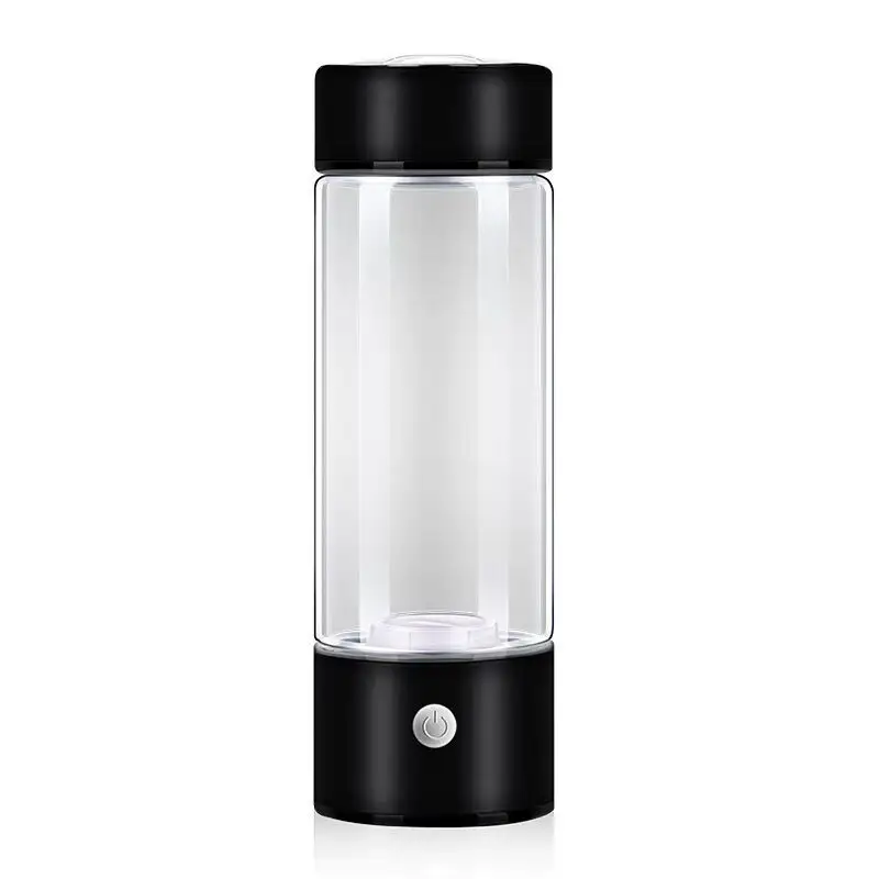 Gerador de garrafa de água de saúde ionizador de hidrogênio de vidro inteligente 5000ppb spe pem 2 litros com filtro