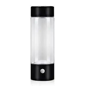 Smart Glass Hydrogen-rich Hydrogen Ionizer Health Water Bottle Generator 5000ppb Spe Pem 2litter With Filter