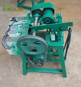 semi-automatic screw making machine for wooden broomstick mop brush handle with stable efficient and easy to operate functions