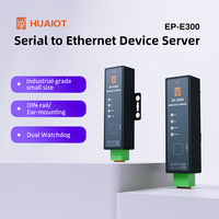 Convertidor de Puerta de Enlace Modbus RS485 a Ethernet de Tamaño Pequeño para Montaje en Riel DIN, DC 5-36V IEEE802.3af para IoT
