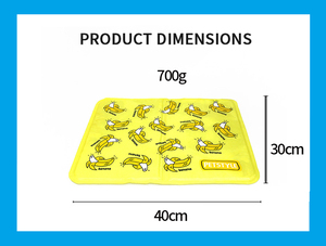HANERSHI - Alfombrilla Refrescante para Mascotas, Diseño de Dibujos Animados, de PVC y Fibra de Gel, 30x40cm, Enfriamiento Suave y Rápido, Multifuncional - Product Image 2