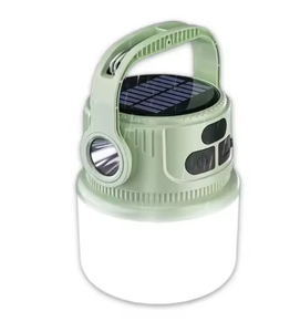 Solar Rechargeable Camping <b>Lantern</b> Portable LED Camping Light Waterproof Tent Lights Lightweight Outdoor Night Emergency <b>Lamp</b> - Product Image 1