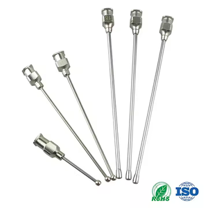 माउस गैस्ट्रिक लैवलेज और पालतू फीडिंग ड्रिप फास्टनरों उत्पाद के लिए 18 ग्राम स्टेनलेस स्टील बॉल सुई - Product Image 5