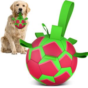 KINYU 2025 sıcak satış su geçirmez yüzer PU çevre dostu köpek topu katı desen havuz su oyun Adventures maceraları Pet futbol - Product Image 1