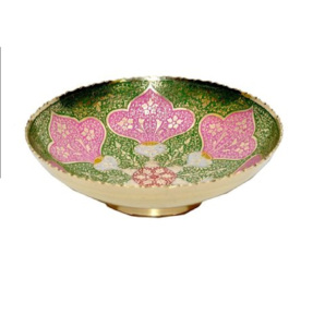 Tazón de fruta de latón hecho a mano, vajilla de Metal de artesanía india, tazón para servir fruta - Product Image 6