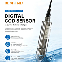 REMOND - Sensor de Sonda COD Autolimpiante de Acero Inoxidable Industrial OEM, Análisis en Línea UV254, Salida Digital RS485, 0-500 mg/L, IP68