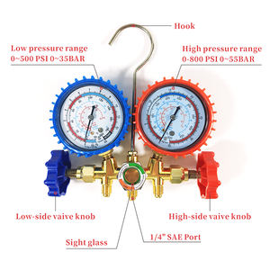 אוויר מרכך פלואוריד כלי קירור אוטומטי תיקון סעפת מאבחנים להגדיר עם צינור מטען 1.5 מ' - Product Image 3