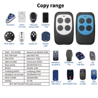 Télécommande universelle sans fil 4 boutons, copieur RF 433Mhz avec apprentissage et code évolutif, plusieurs couleurs au choix, télécommande de clonage