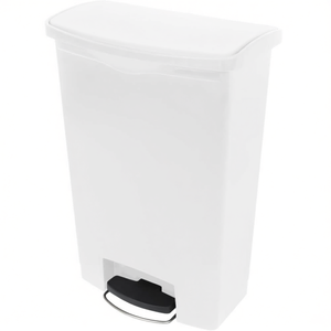 Bidone della Spazzatura con Pedale Rubbermaid 90 L Bianco per Cucina - Product Image 2