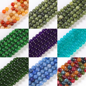 Perline Sciolte in Calcedonio Naturale Multicolore da 4, 6, 8, 10 mm, Collezione di Pietre Naturali Assortite per <span class=keywords><strong>Gioielli</strong></span> Fai da Te - Vendita all'Ingrosso - Product Image 3