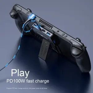 Jemdo pour <span class=keywords><strong>Steam</strong></span> Switch1/2 PS4/PS5 TV Alliage d'aluminium 5 en 1 pour HD Charging Docking Station Projection Stand USB 3.0 - Product Image 2