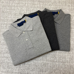 <span class=keywords><strong>Polo</strong></span> da Uomo in Cotone di Alta Qualità con Logo Ricamato Personalizzato, Abbigliamento Sportivo Casual di Marca, Magliette <span class=keywords><strong>Polo</strong></span> per Uomo - Product Image 1